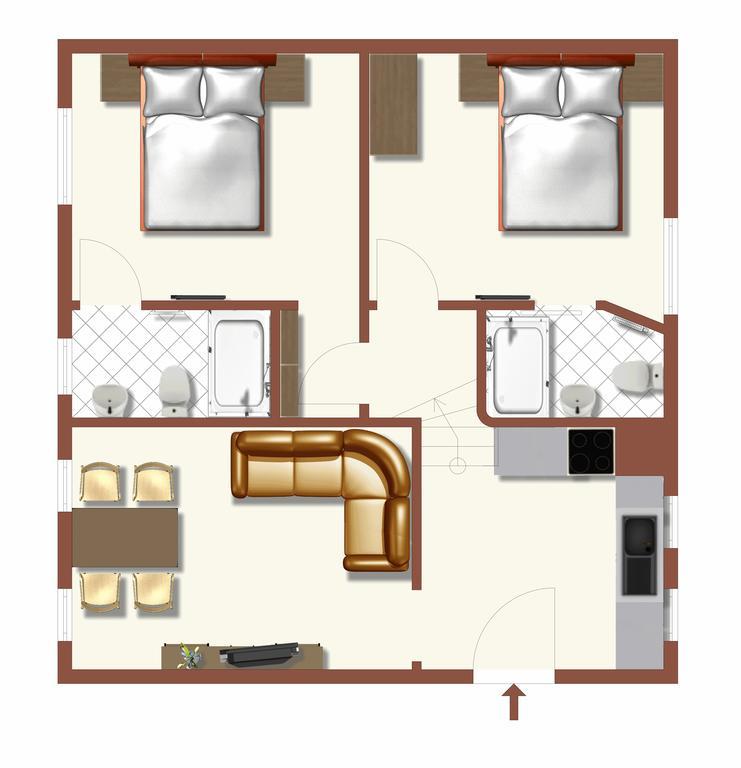 Appartement Kichelerhof 스트라스 임 칠레르탈 객실 사진